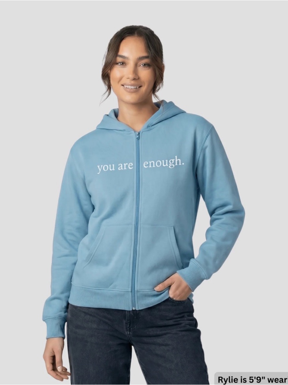 DearPersonCo The Original Dear Person Behind Me Zip-up Hoodie